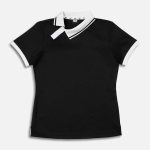 Women's Asymmetrical Snap Collar Polo - Image 11