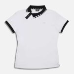 Women's Asymmetrical Snap Collar Polo - Image 19