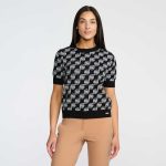 Women's Golf Ball Motif Knitted Top - Image 3