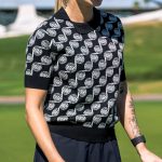 Women's Golf Ball Motif Knitted Top - Image 4