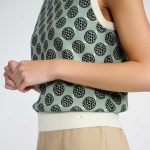 Women's Golf Ball Motif Sleeveless Top - Image 13