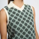 Women's Golf Ball Motif Sleeveless Top - Image 7