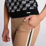 Women's Knitted Side Stripe Joggers - Image 8