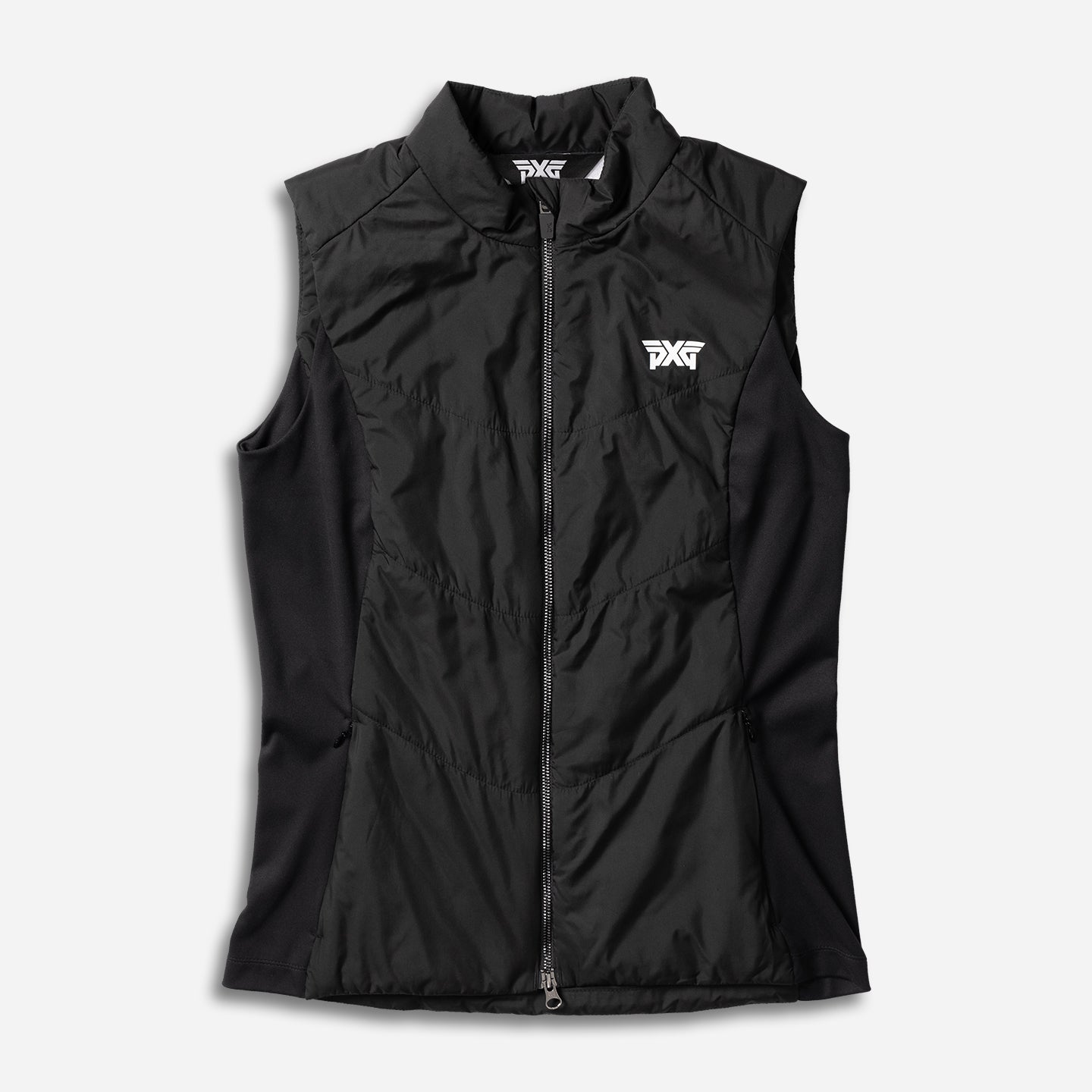 Womens-RP-Quilted-Vest-Black-Lay-Flat-Shopify Women's RP Quilted Vest - Image 1
