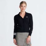 Women's Rolled Collar Cardigan - Image 3