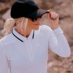 Women's Terry Cloth 1/4 Zip Long Sleeve Polo - Image 4