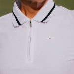 Women's Terry Cloth 1/4 Zip Long Sleeve Polo - Image 8