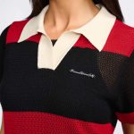 Women's Varsity Pointelle Tunic Dress - Image 9