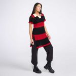 Women's Varsity Pointelle Tunic Dress - Image 8